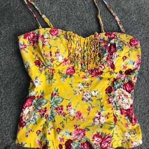 Flower crop top